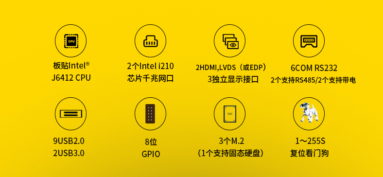 3.5寸嵌入式主板 ES3-J6412DL26 產(chǎn)品特點(diǎn)