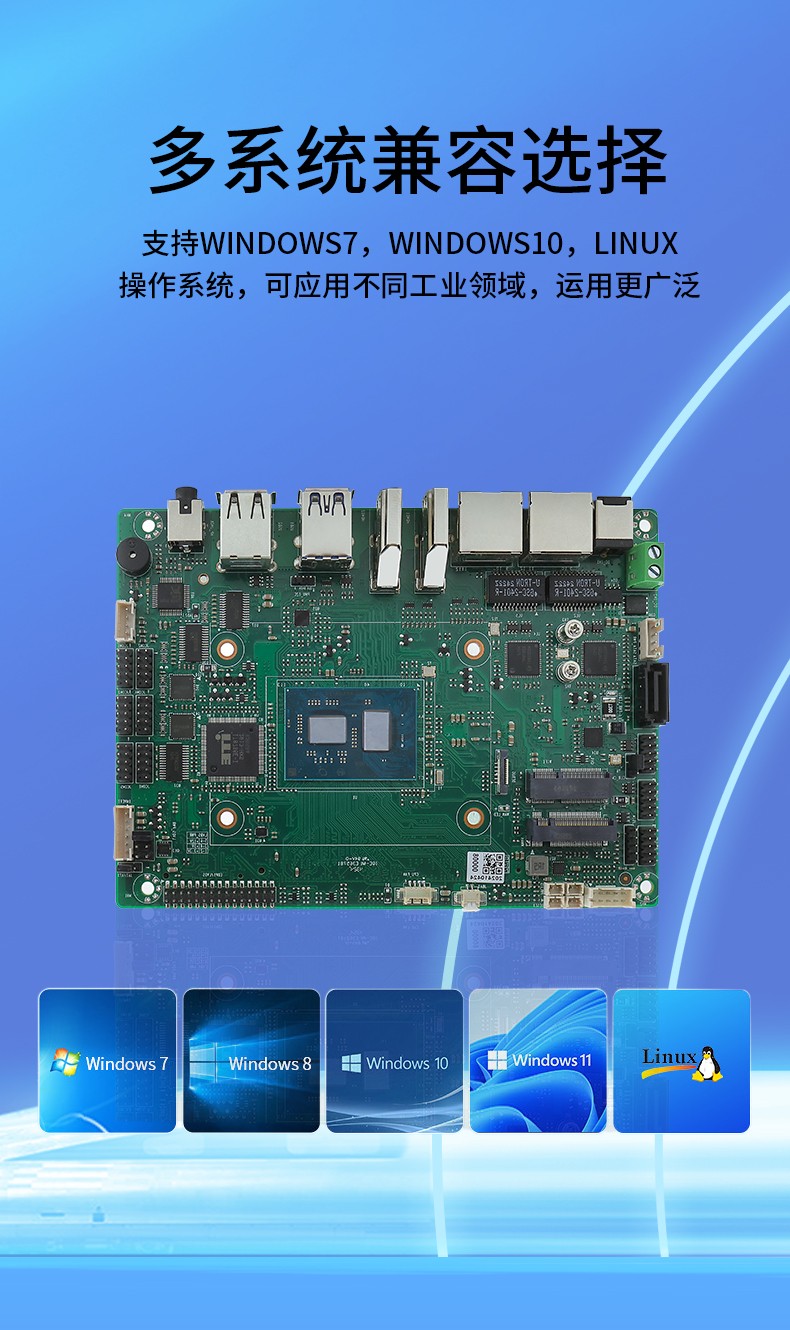 3.5寸嵌入式主板 ES3-J6412DL26 適應(yīng)安裝系統(tǒng)