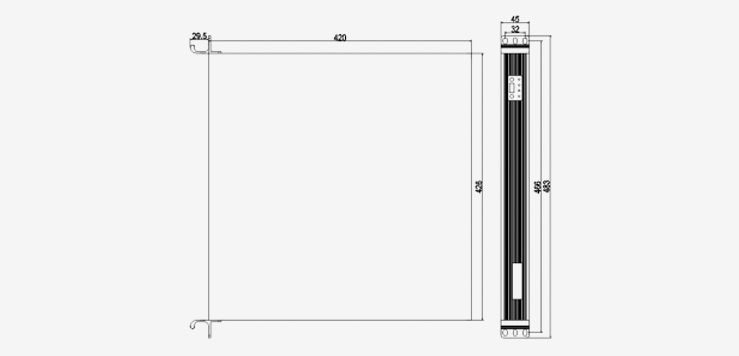 19”標準上架1U工控機安裝圖