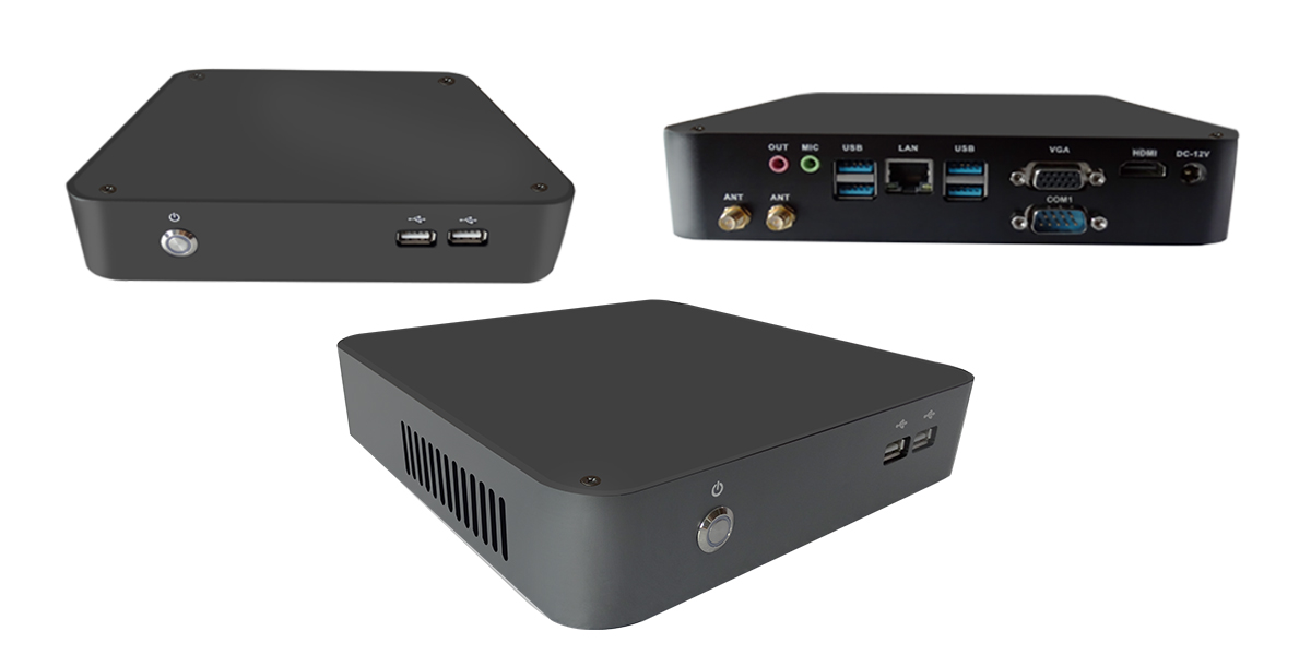 全鋁嵌入式工控機,迷你電腦小主機,云終端MIS-ITX08